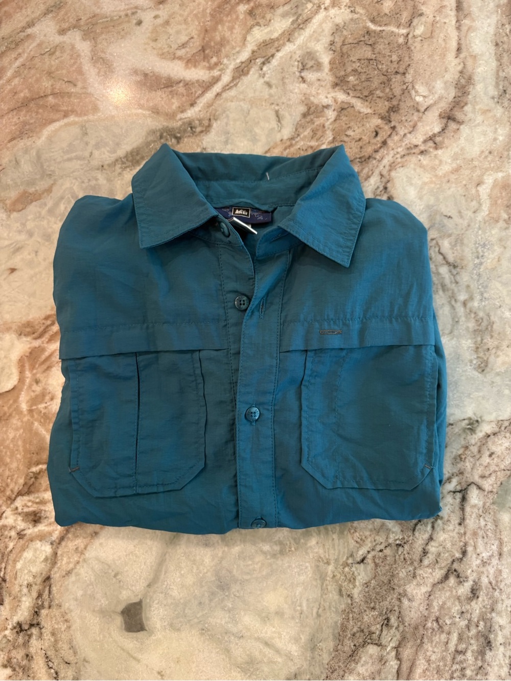 REI Boys Outdoor Long Sleeve Utility Shirt Large size 14 Hiking - Picture 4 of 8